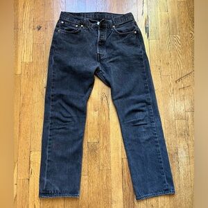 Black Levi’s 501 jeans
